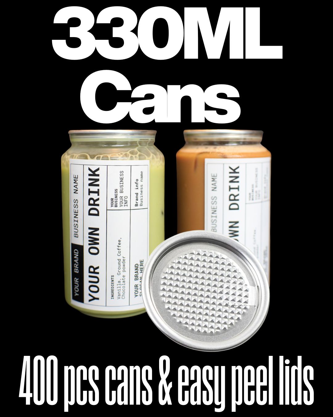 330ML Sealify Cans & Lids