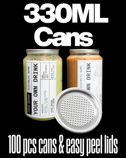 330ML Sealify Cans & Lids